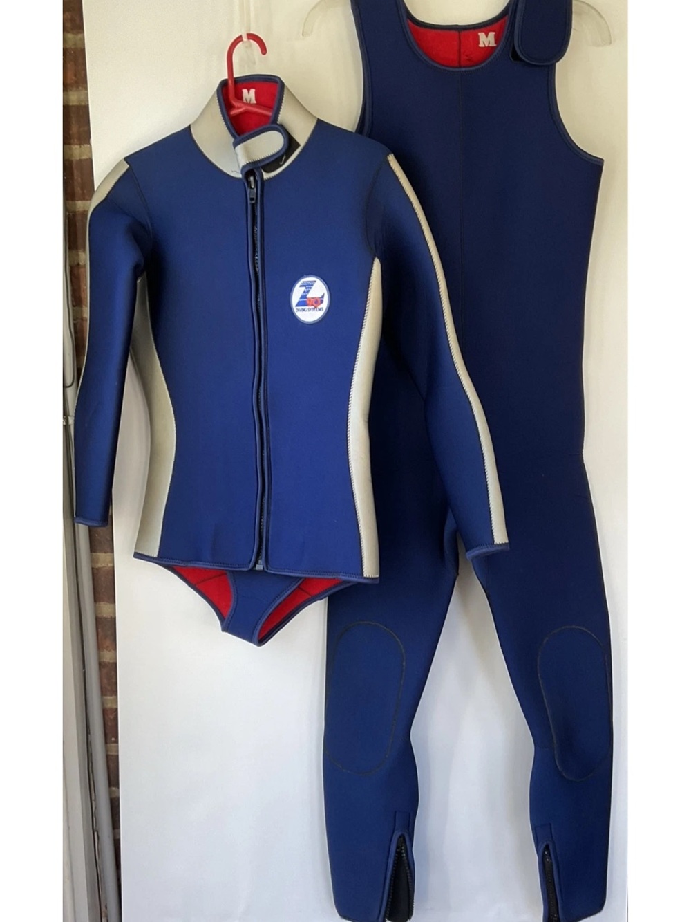 Vintage 2-Piece Z 90 Diving System Wetsuit Size Medium